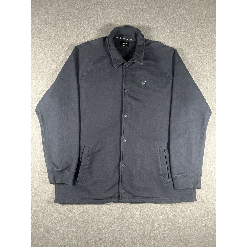 HUF Classic H Fleece Coaches Jacket Black XXL